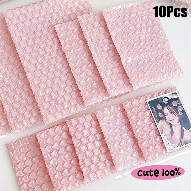 Sobres acolchados de poliespuma para correo, bolsa de embalaje impermeable con autosellado, a prueba de golpes, color rosa, piezas, 10 unidades