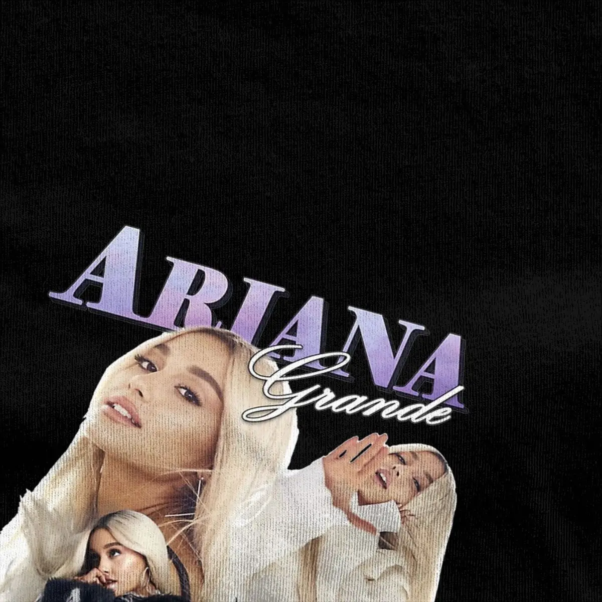 Ariana Grandes Singer T-Shirt Summer 2024 New Album Vintage T Shirts Pure Cotton Hip Hop Tee Shirt For Men Short Sleeve Clothing