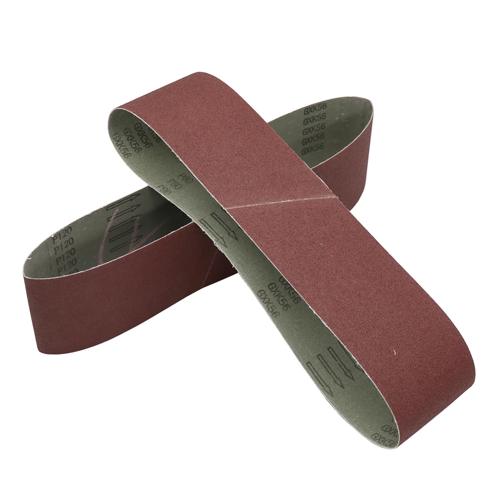 10PCS 75X533MM Sanding Belts 40-800 Grits Sandpaper Abrasive Bands For Soft Metal Grinding Polishing Woodworking Accessories