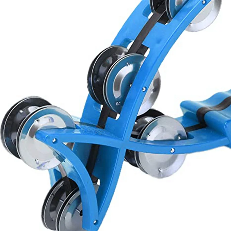 

Ручной бубен-колокольчик в форме рыбы, ручной колокольчик, музыкальный ритм-инструмент для детей (синий)