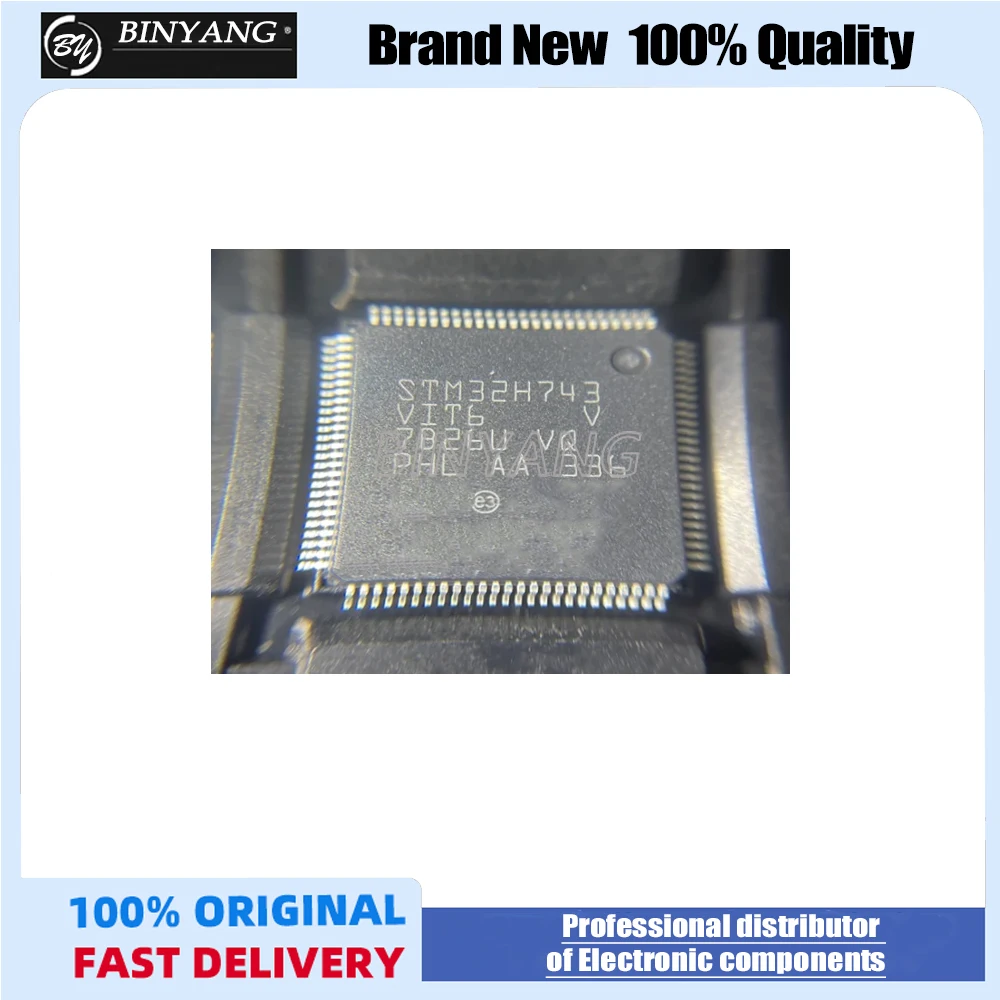 Original STM32H743VIT6 chip LQFP-100 semiconductor MCU microcontroller chip