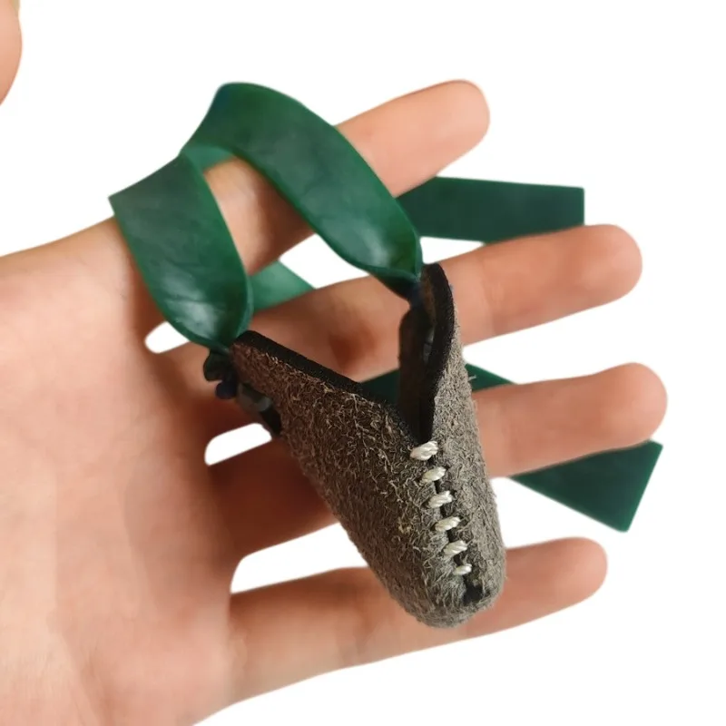 Latex Slingshot Bands High-elasticity Quick-rebound Rubber Strips Spare Replacement Parts for Outdoor Target Shooting Practice