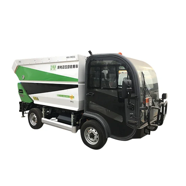 YANO Easy Operation Multifunction Refuse Collector Truck big electric 4 wheels rubbish truck