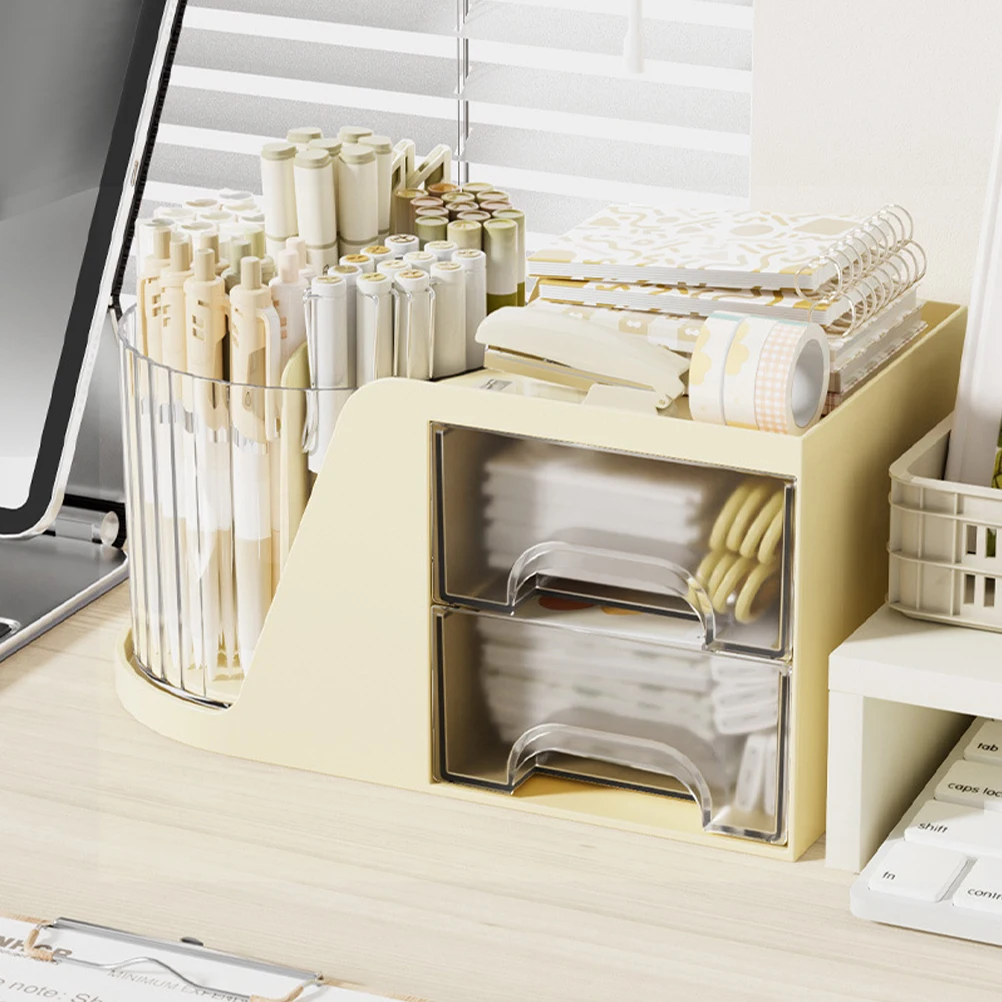 

Desktop Drawer Organizer Storage Box Office Supplies PP PET Material Multifunctional Study Home Use for Stationery