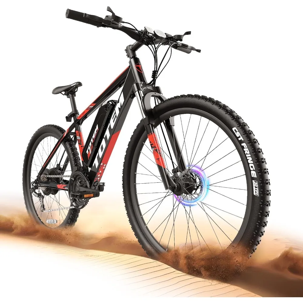 

Electric Mountain Bike - Peak 750W Brushless Motor 20MPH 40 Miles - Light Electric Bike 46 Pound Aluminum Frame