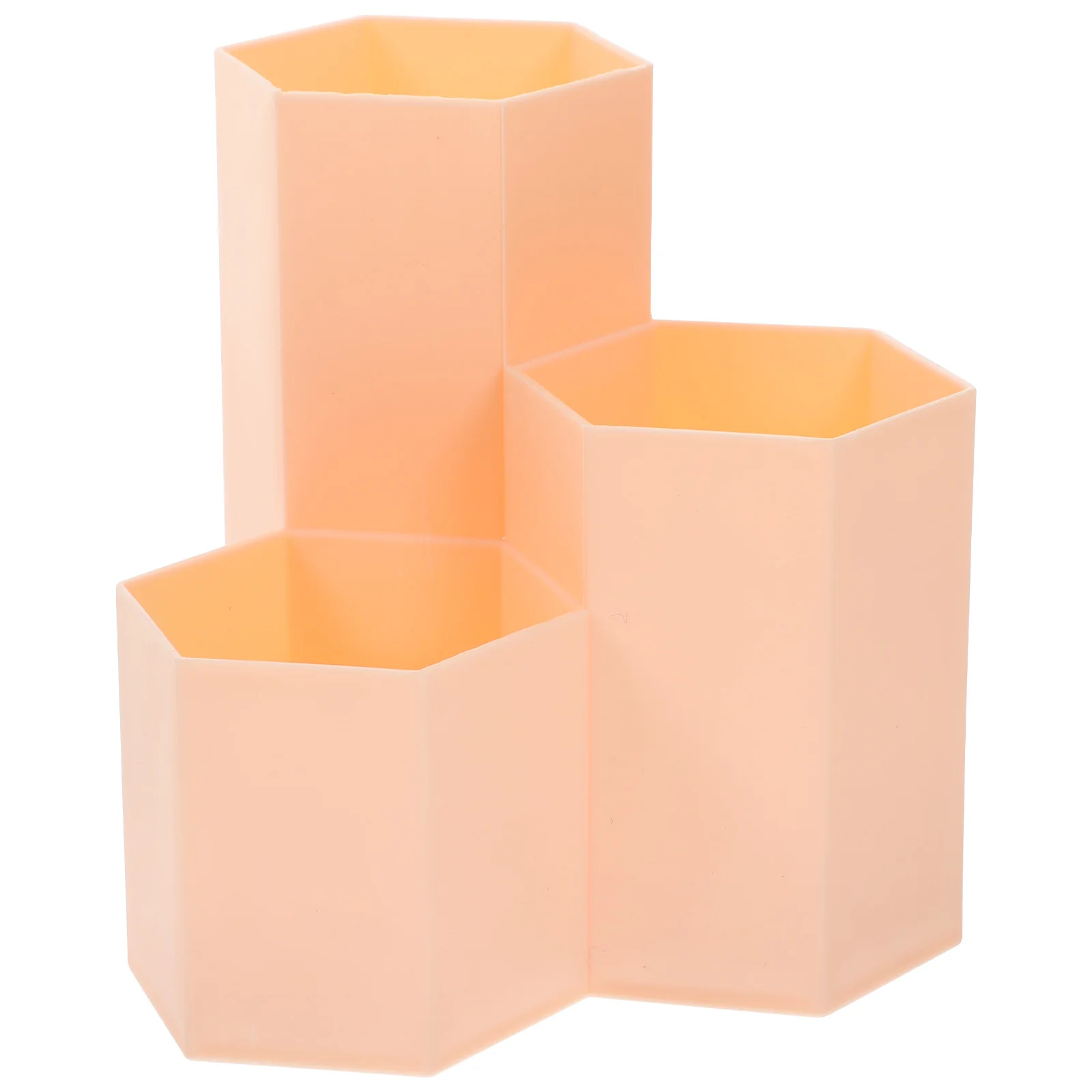 

Holder Decoration Hexagonal Pen Desk Cute Pencil for Storage Pp Office Organizer