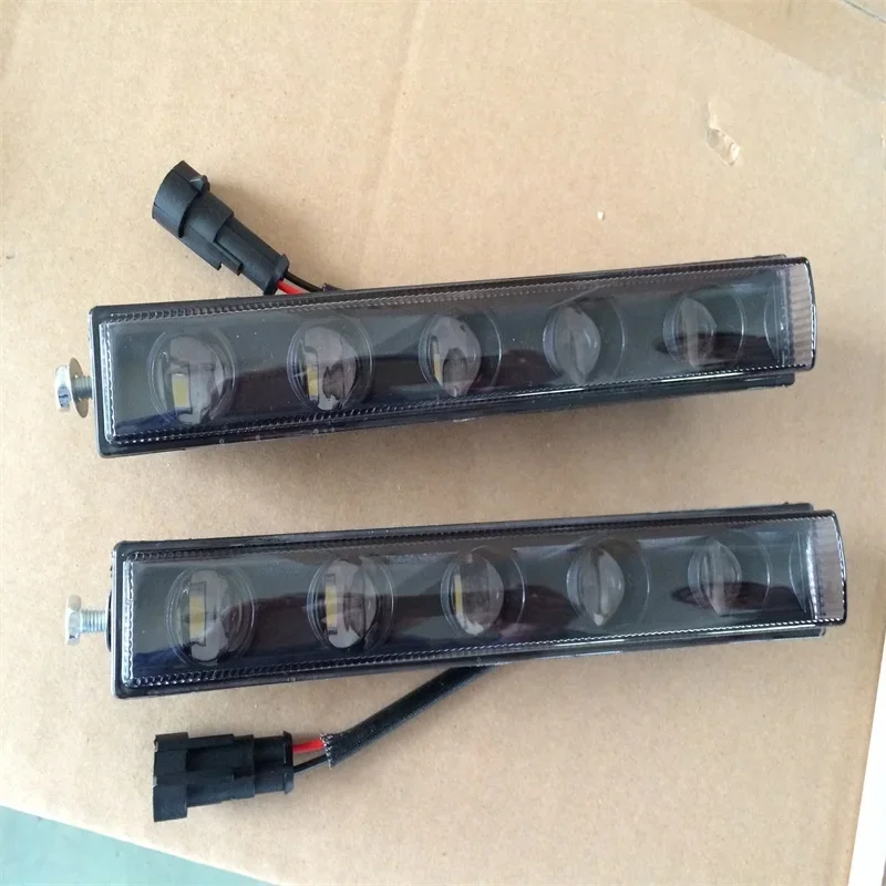 

Black Bezel Daytime Running Light Fit for W463 G Class G55 G63 G65 Model Year 2005-2018