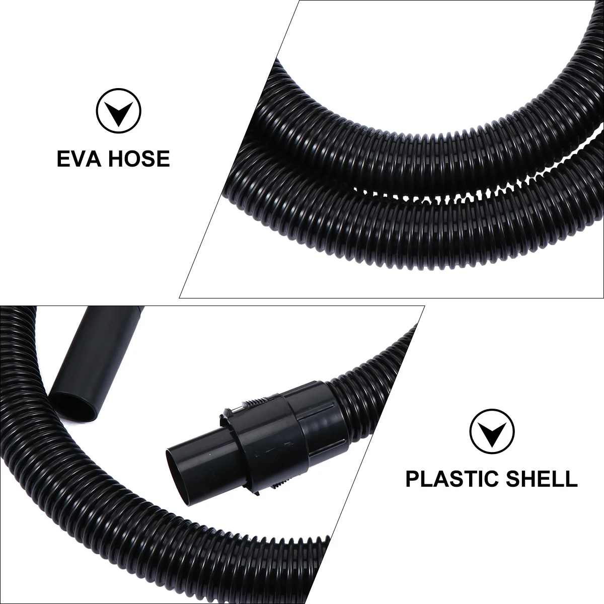 

Power Tool Hose Kit Vacuum Hose Adapter Flexible Dust Collection Connector for Shop Vacuums Universal Extension Cleaner