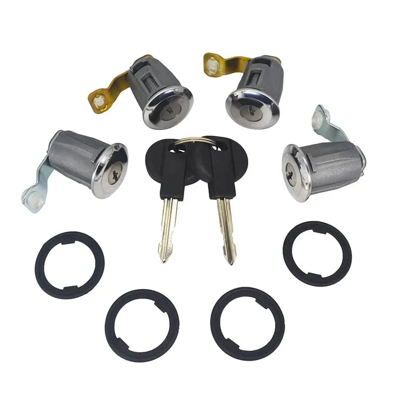 252522 Car Door Lock Barrel Set with Keys for Peugeot Partner Citroen Berlingo Xsara Car Lock Accessorie Professional Lock Picks