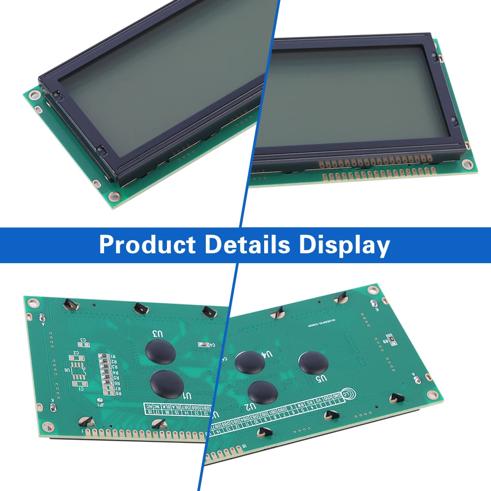 Rotlicht Schwarze Buchstaben 2004C-3 Zeichenmodul 4*20 4X20 4002 18PIN Schnittstellenmodul Controller ST7066U LCD-Display