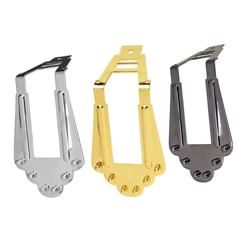 Picture 4: ABLB-Replacement Guitar Tailpiece Bridge With Screws For Jazz And Folk Acoustic Guitars Designed To Improve And Performance C