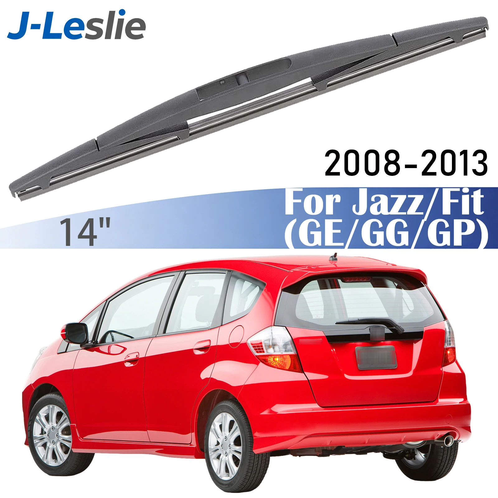 14-Zoll-Heckwischerblatt für Honda Jazz Fit MK3 GE GG GP 2008-2013 Windschutzscheibenwischer, Scheibenwischer, Regenbürsten, Zubehör scheibenwischer Hinten Heckwischerarm