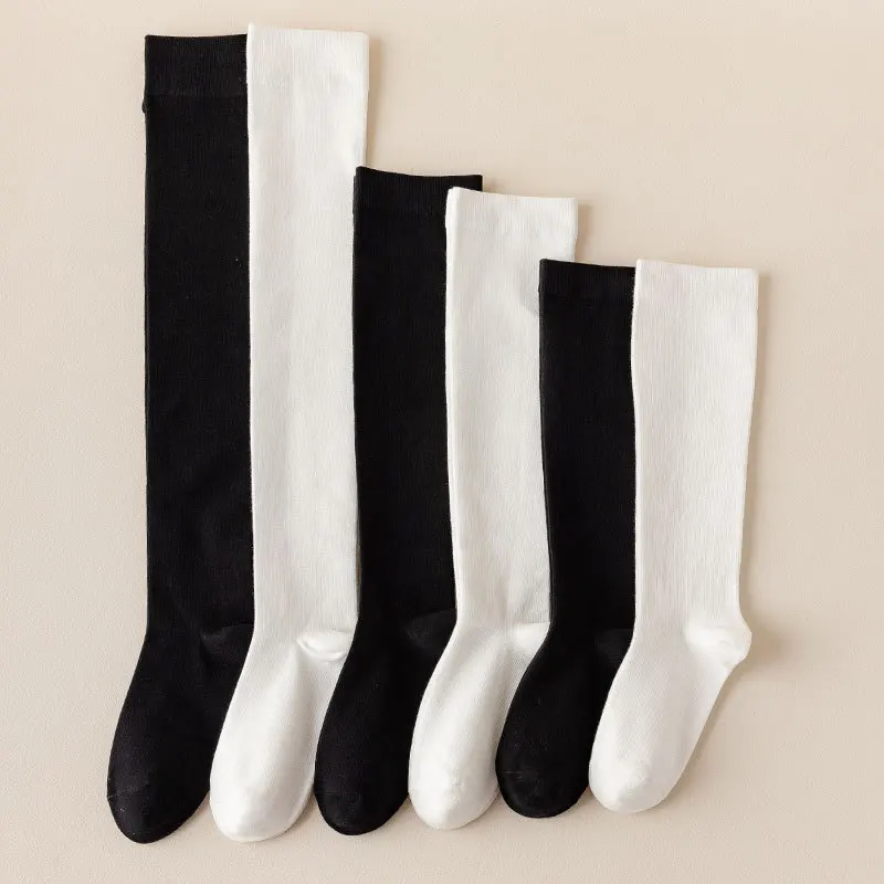 Calf Socks Female Thin Leg Socks Thin Cotton Socks Jk Socks Black College Style Ladies Long Socks Long Tube Sexy Kawaii Socks