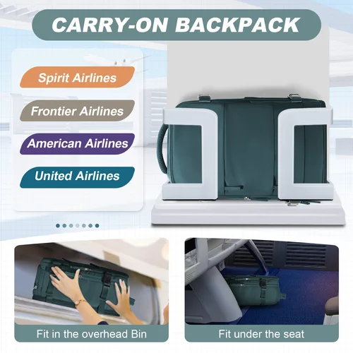 Imagen 2 del producto Easyjet-mochila de cabina para hombre y mujer, bolsa de viaje de 45x36x20, 40x20x25, para ordenador portátil