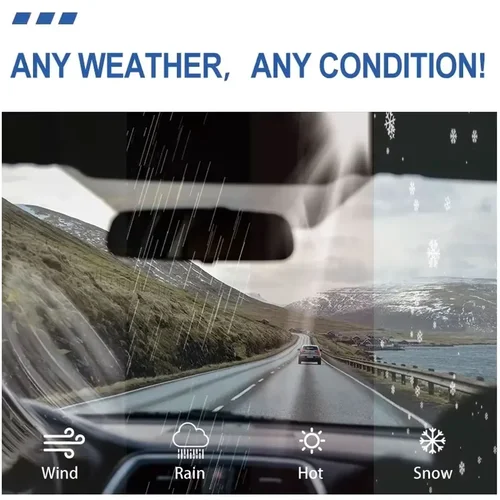 Imagen 2 del producto Escobillas limpiaparabrisas delanteras de fibra de carbono para Dongfeng DFSK 580/Glory 580/DFSK Glory 580/i-Auto 2016-2023