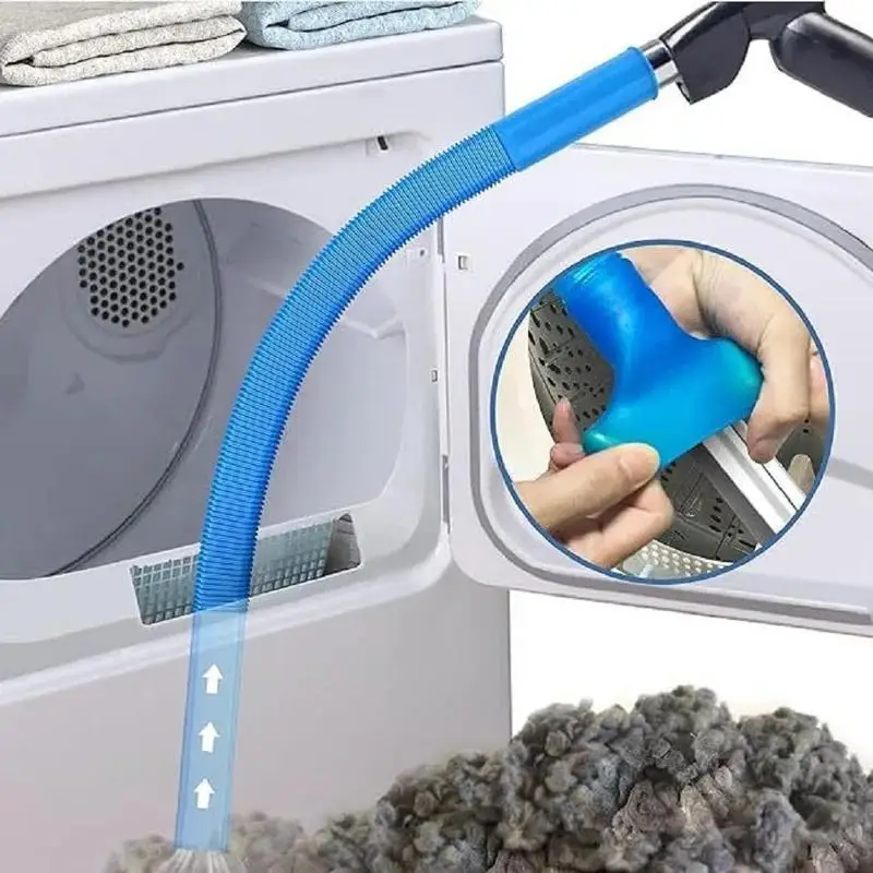 Dryer Vent Vacuum Cleaner Kit, Flexible Hose Duct Cleaning Attachment, Universal Lint Remover For Home Appliance Ventil