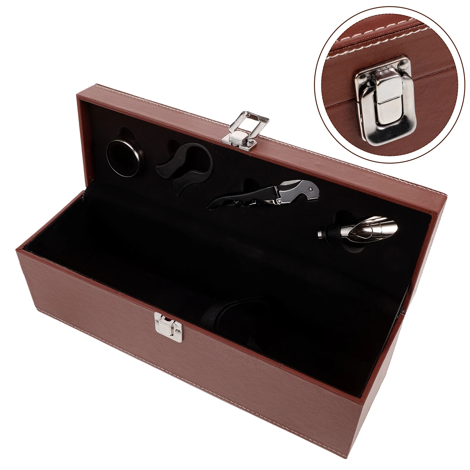 

Wine Case Gift Box Portable Drinks Carrier Bottle Organizer for Cabinet Storage