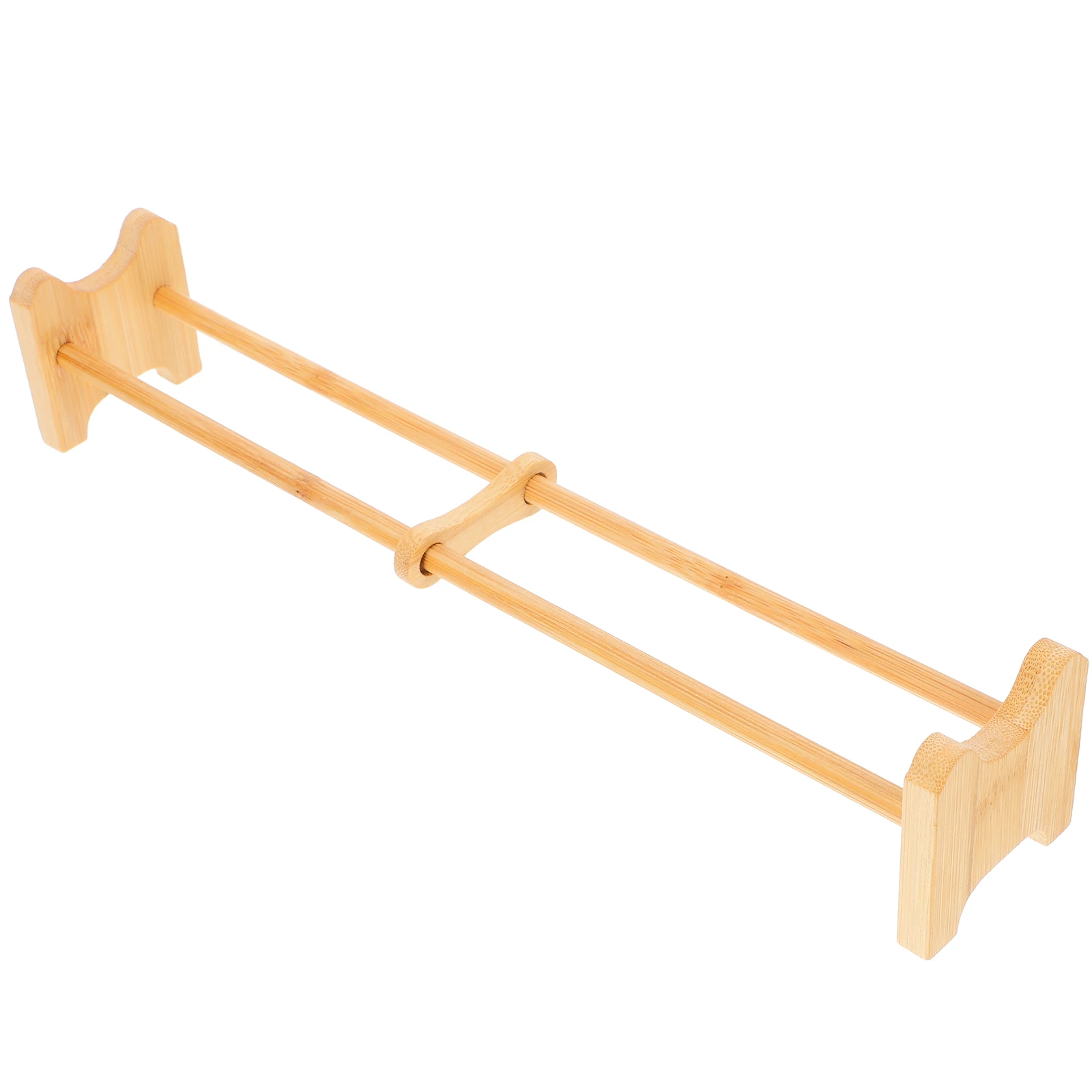 

Bamboo Holder Wood Rack For Drying Racks Space Saving Handcrafted Cup Lid Organizer Smooth Finish Elegant Tea Serving Tray