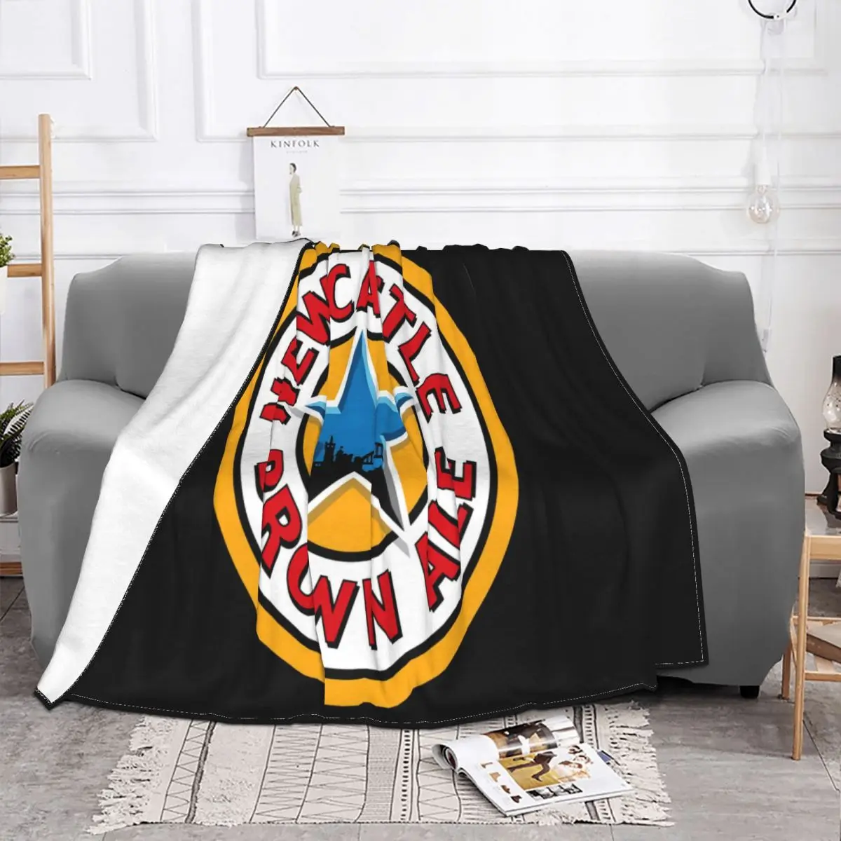 Newcastle Beer Mens Black New Gift From Us Women Men New Brand Better Top Leisure Vacation Throw Blanket