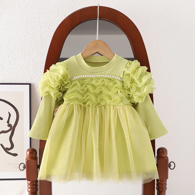 Baby Christening Stuff Dress Baby Dress Girls Party Birthday Wedding Princess White Dresses for Woman