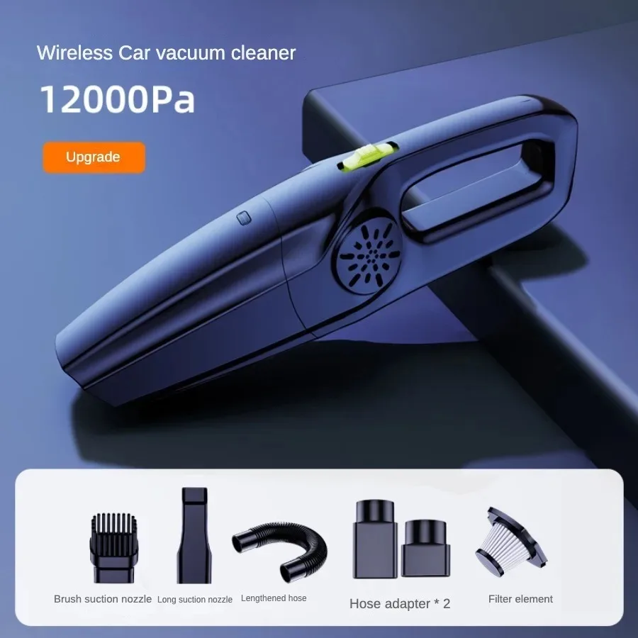 SUITU The small handheld car and household vacuum cleaner with strong suction is applicable to both cars and households.