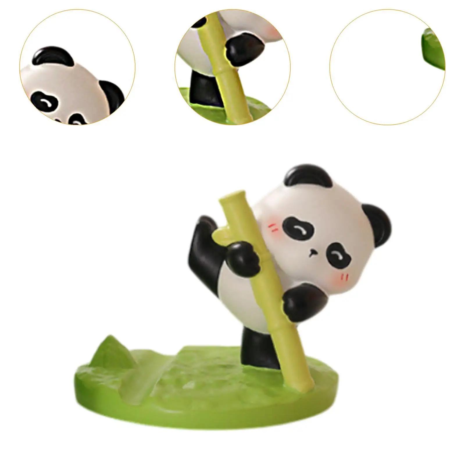 Держатель для телефона в виде панды Фигурка панды Фигурка из смолы Стильная декоративная