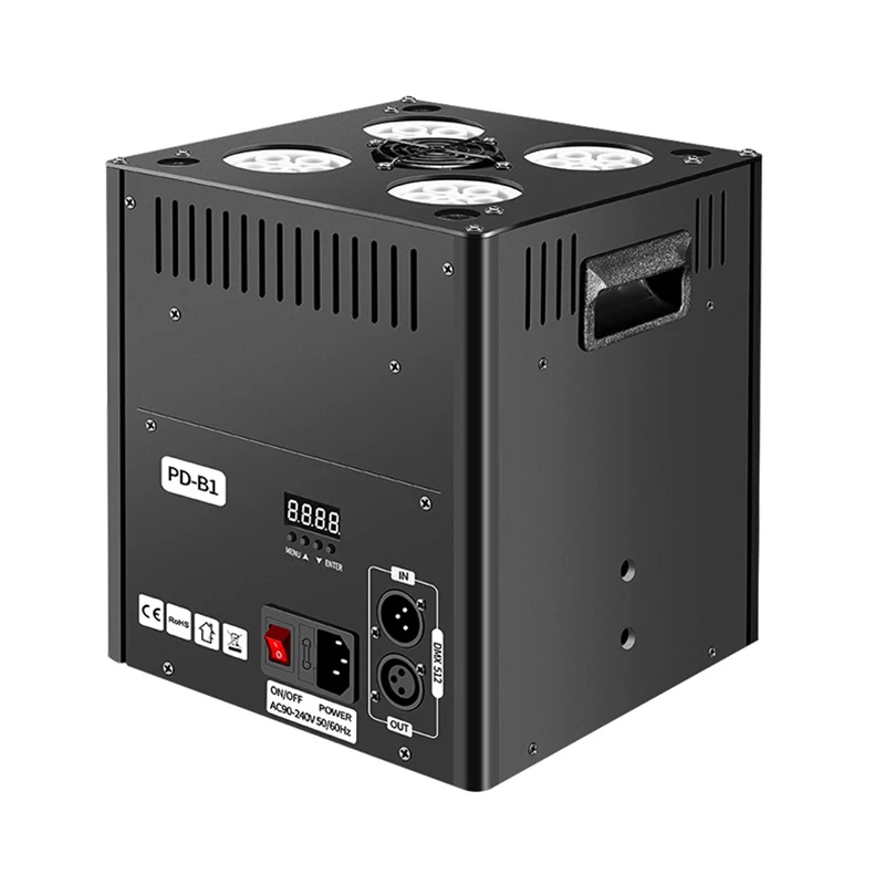 LED Smoke Bubble Machine 4 Holes Wedding Bubble Spray Machine DMX For Disco Pub Stage Special Effect Christmas Bubbles Machine