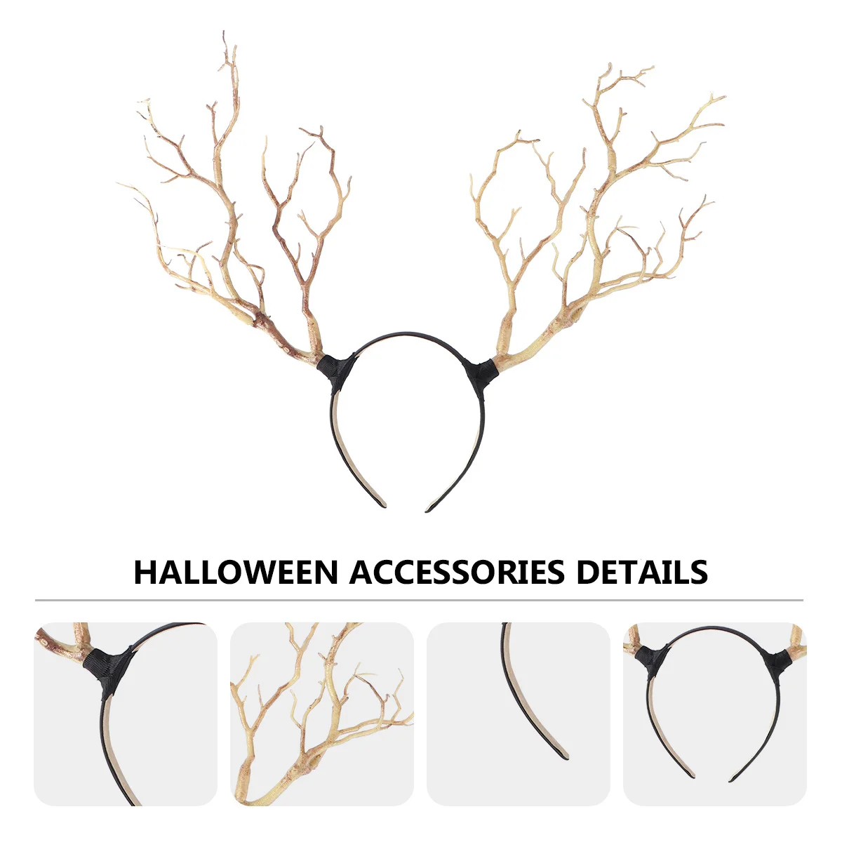 

1 шт., креативный аксессуар для головы на Хэллоуин, стиль ведьмы, застежка для волос, изысканная структура, вечерние обручи для волос для женщин, украшение для косплея