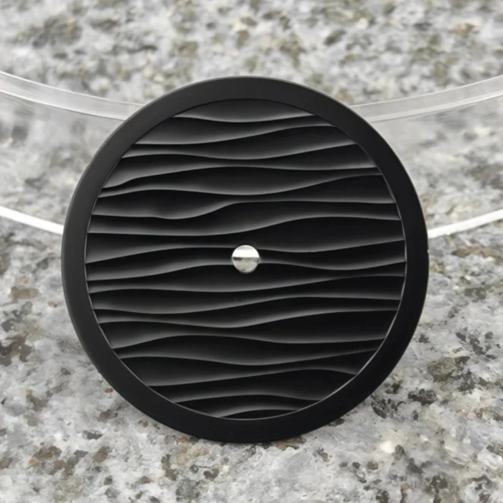 28.5mm Wave Embossed Texture Watch Dial Sterile Pure for NH35/4R NH34 2813/8215 2824/2836 Automatic Movement Parts
