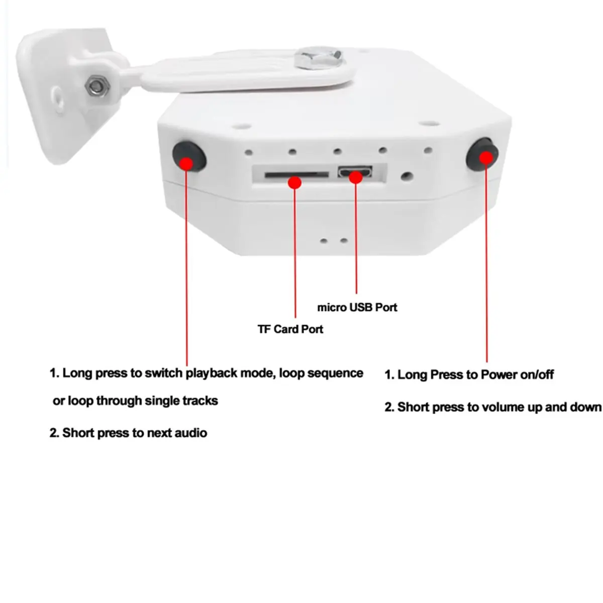

Цифровой датчик движения PIR с регулировкой громкости и голосовым оповещением, 5В, поворотный, с инфракрасным датчиком, EU PLUG