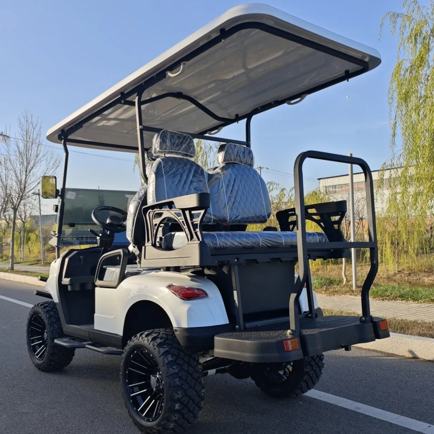 Electric Car With Touch Screen Multimedia Player Golf Cart Electric Folding Windshield New Energy Four-Wheel Car Export Global