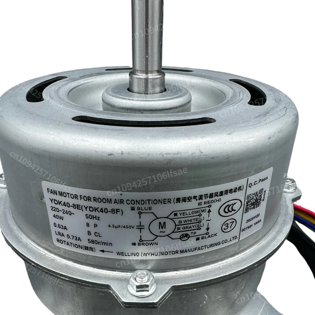

NEW Brand new 2-5 horses-air conditioner cabinet motor YDK40-8F (YDK40-8F-1) YDK40-8E