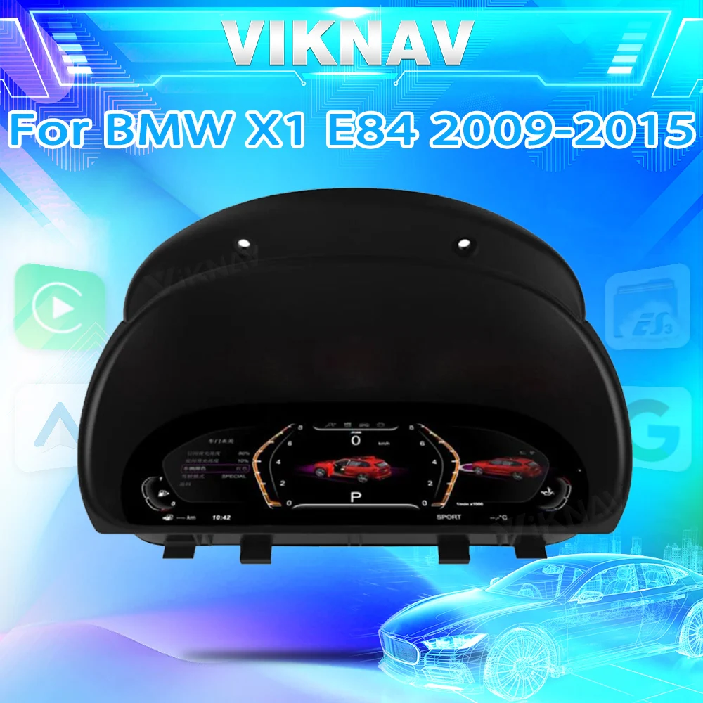 

Viknav цифровой кластер инструментов 11 дюймов для BMW X1 E84 2009-2015 вертикальный экран Linux LCD измеритель скорости автомобиля цифровой приборной панели