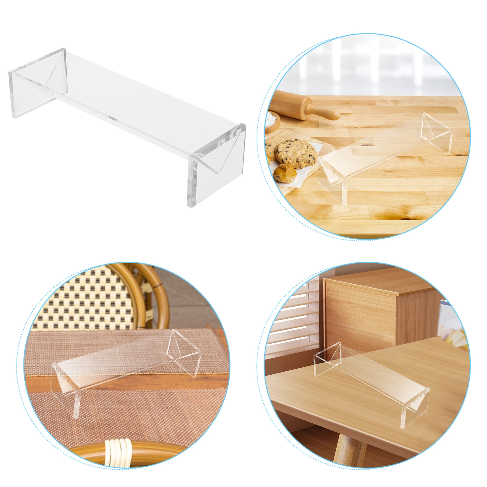 

European Dessert St Acrylic Tray Transparent Cookie Party Restaurant Cake Dessert Restaurant Tray St Food Storage Holder