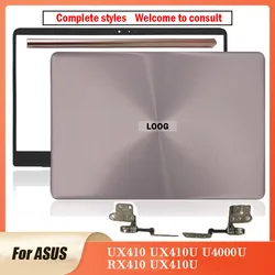 Новый оригинальный металлический чехол для ноутбука ASUS UX410 UX410U U4000U RX410 UX410U, задняя крышка ЖК-дисплея, передняя панель, петли, петля, крышка UX410