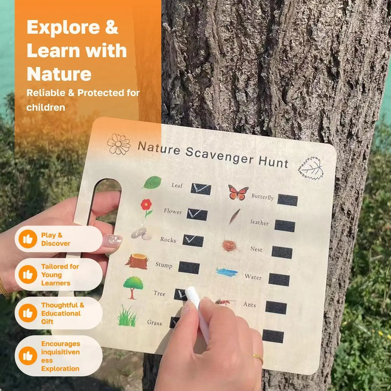 مجموعة ألعاب Hunt Journal Nature DIY Craft Kit لوازم تعلم الطبيعة التعليمية