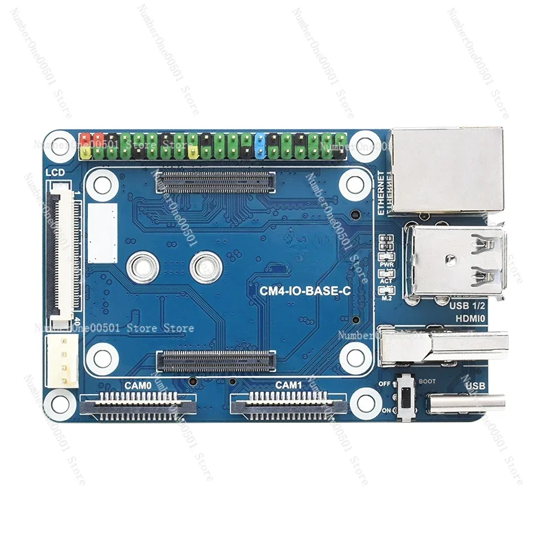 CM4 computing module IO expansion board baseplate LCD/Gigabit network port/dual MIPI CSI interface