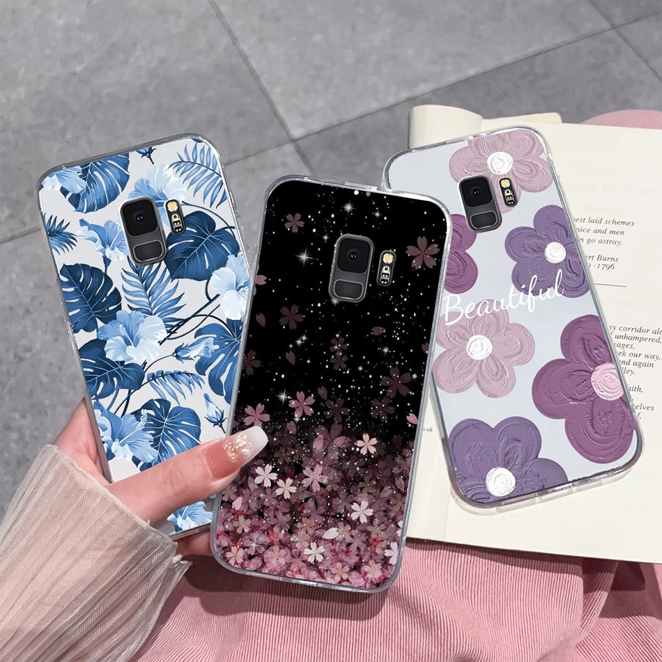 Für Samsung Galaxy S9 Plus Telefon Fall Verträumte Schmetterling Weiche Schlanke TPU Silikon Transparent Leichte Shell Für Galaxy S9 + Funda