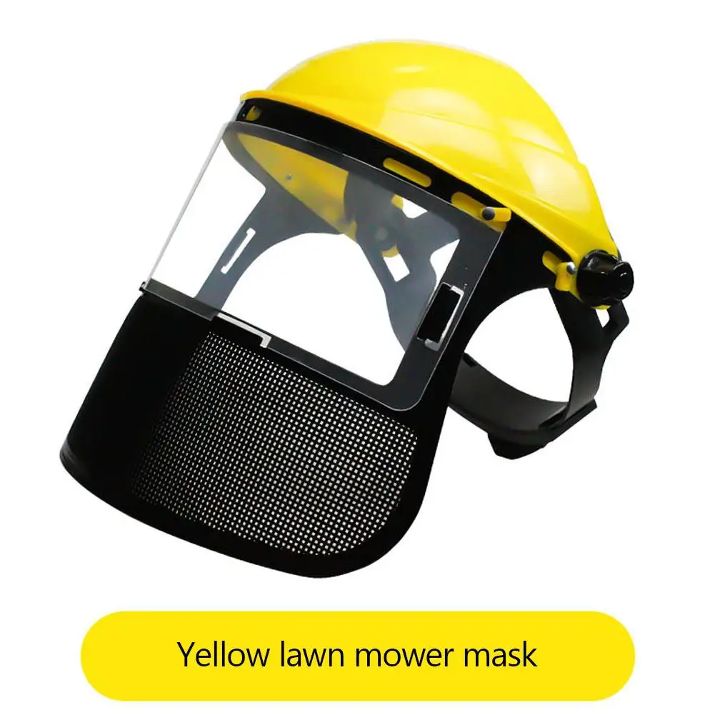 Garden Trimmer Protective Mask Industrial Forestry Safety Helmet Ear Protector Trimmer Parts Lawn Mower Accessories