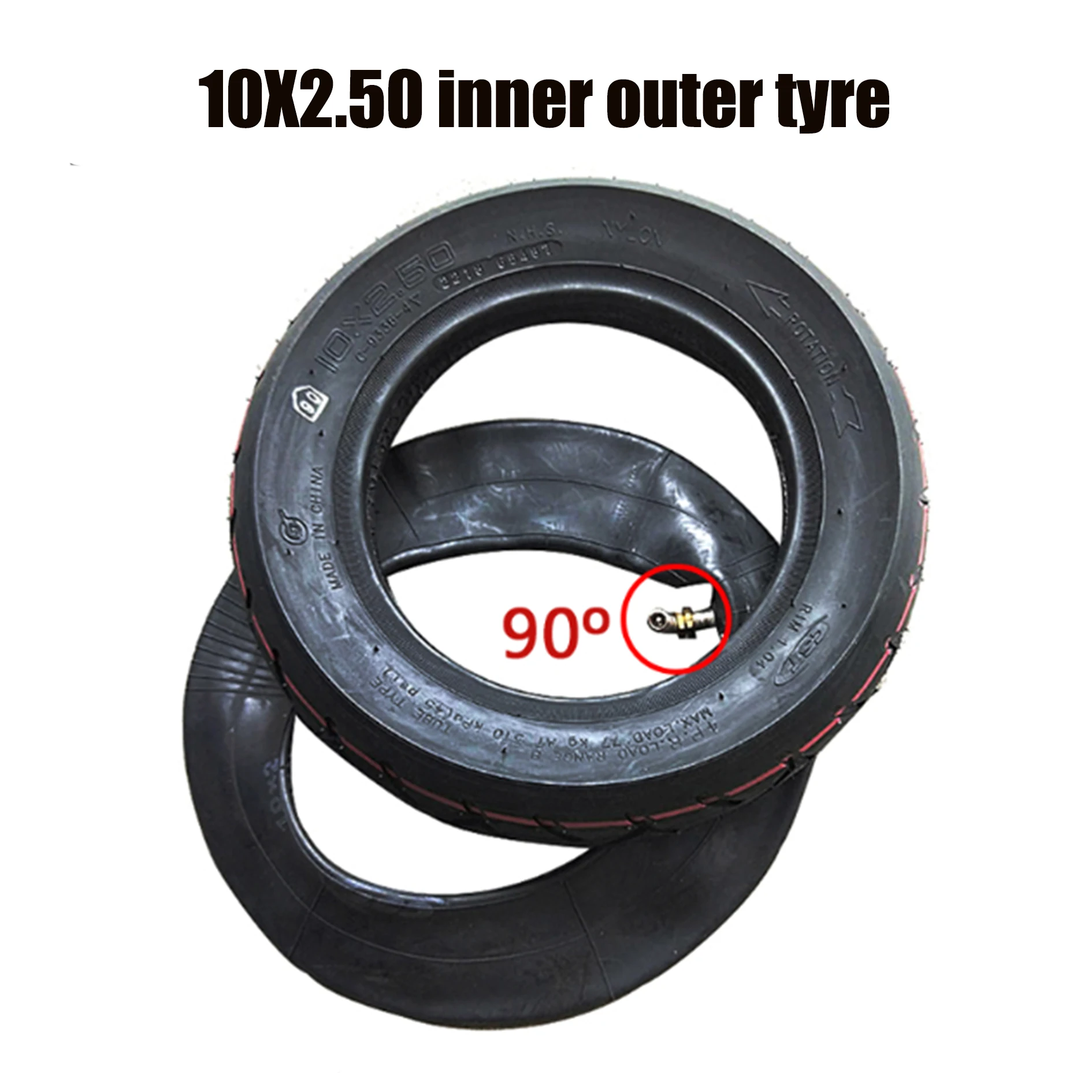 

10 Inch CST 10x2.50 Tyre 10*2.50 Electric Scooter Inner Tube Outer Explosion-proof Tires Dualron Available