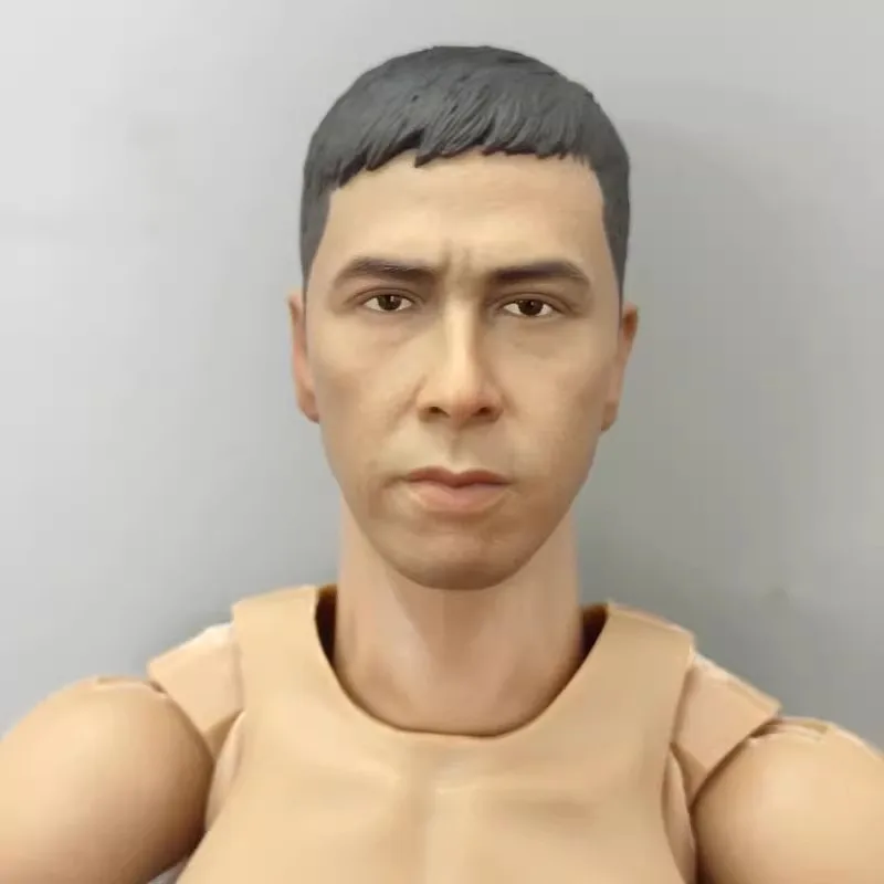 

Hot Sale 1/6 Male Soldier Movie Character Donnie Yen Head Carving High Quality Model Toy Fit 12'' Action Figure Body In Stock