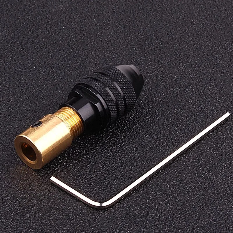 Electric mill chuck miniature electric self tightening drill chuck 2.35-3.17mm brass small electric hand drill woodworking