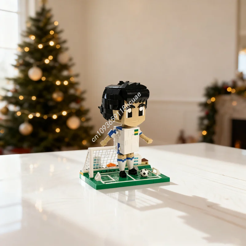 

628 шт. MOC чиби-капитан Цубаса, кирпичная модель, строительные блоки, креативная игрушка, идея, образование, рождественские подарки, детский день рождения