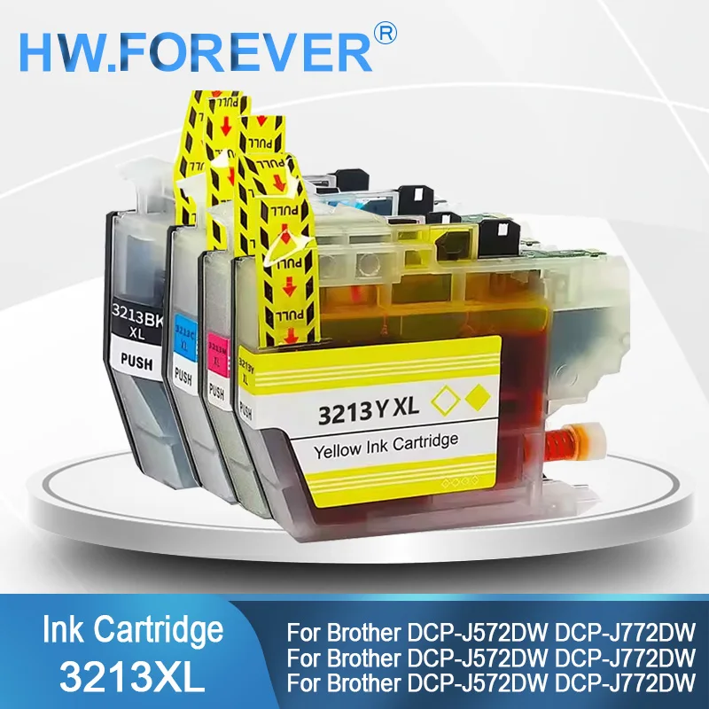 

LC3211 3213 LC3211XL LC3213XL Compatible Ink Cartridge for Brother DCP-J572DW DCP-J772DW DCP-J774DW MFC-J491DW Printers Ink