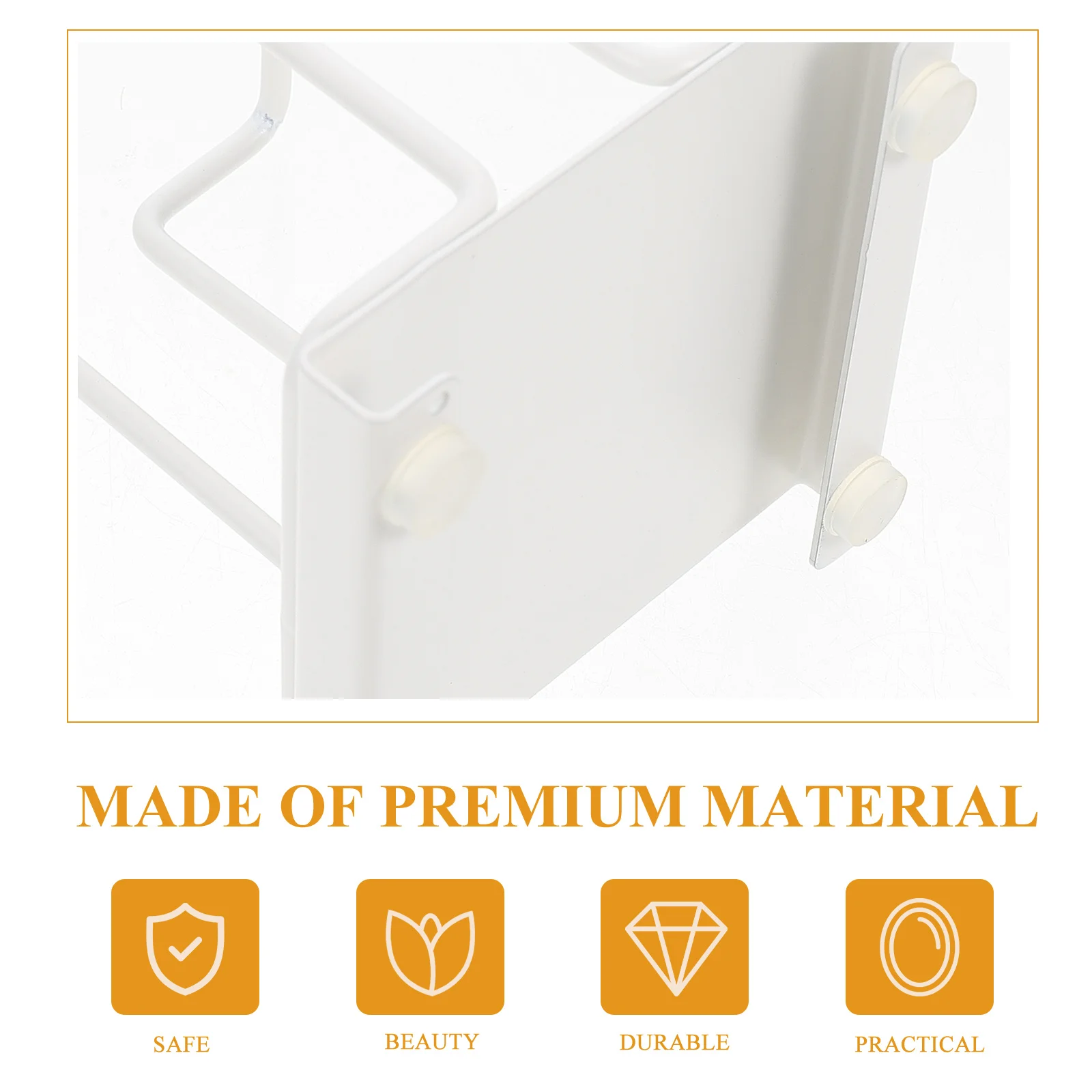 

1pc Premium Paper Desktop Holder Office Tabletop Organizer Carbon Steel Convenient Dispenser Wear-Resistant Cup Stand