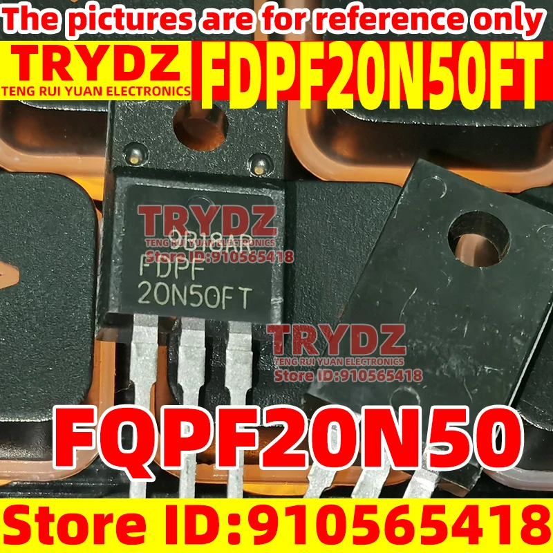 20-1pcs Original Used PTA20N50A replace FDPF20N50FT FQPF20N50 TO-220F Domestic