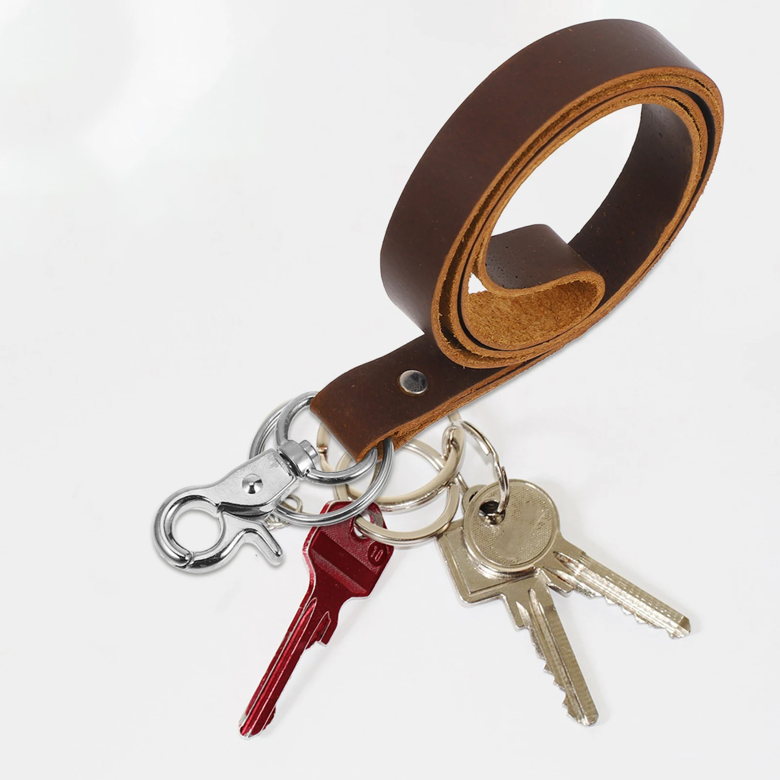 ID Badge Lanyard Phone Strap Hanging Ropes Name Tag Lanyards for Keys Cards Zinc Alloy Flat Bulk Lightweight Secure Comfortable