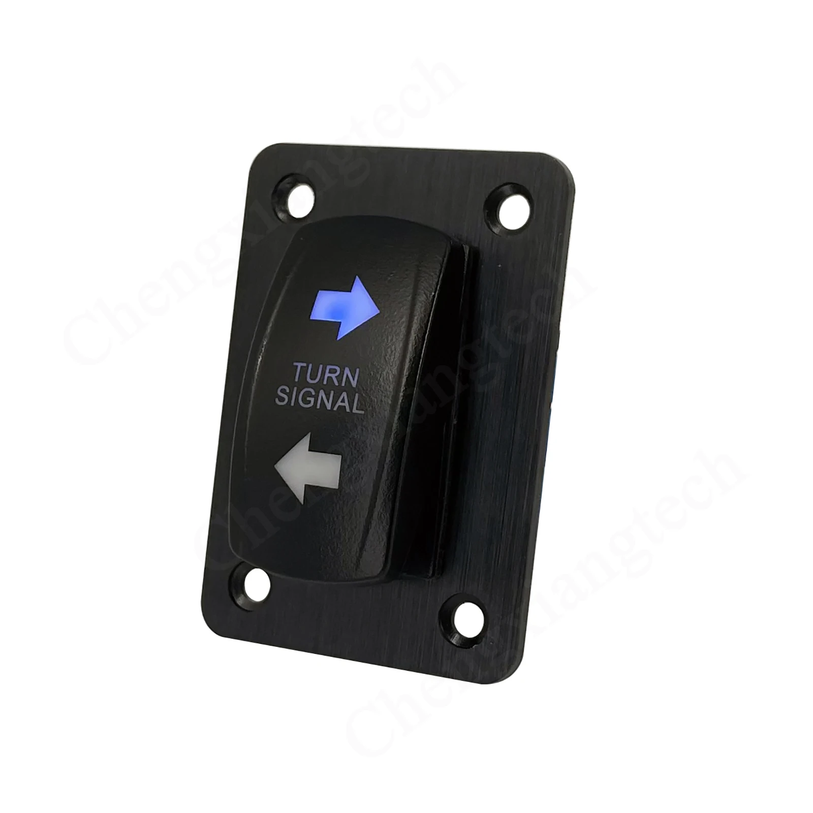 12V/24V 3 Position Rocker Switch TURN SIGNAL 7Pin DPDT ON OFF ON Pre-wired Panel for ATV ZRZ UTV Boat Car Off Road