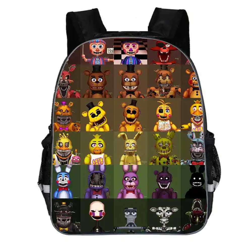 Hot Five Night At Freddy Backpack Kids FNAF Bonnie Fazbear School Bags for Teenager Boys&Girls Bagpacks Mochila Escolar 16inch