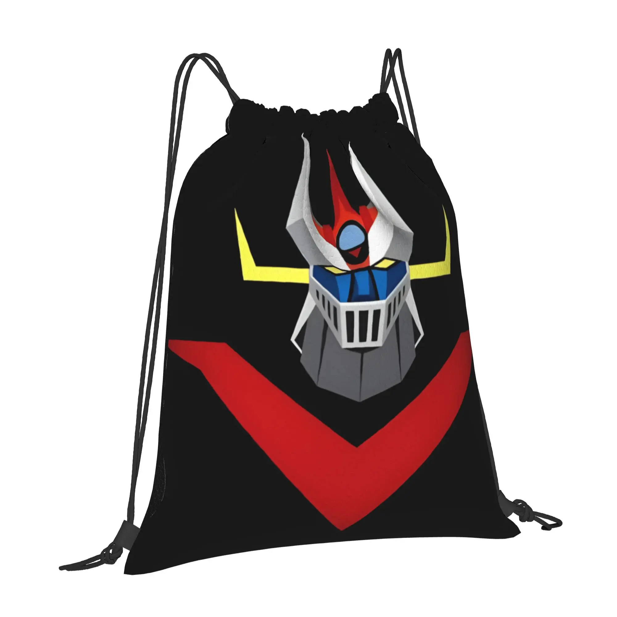 1 pc Mazinger Z Anime Manga  Kawaii Drawstring Bags Gym Shoe Clothes Storage Multi-function Teen Portable